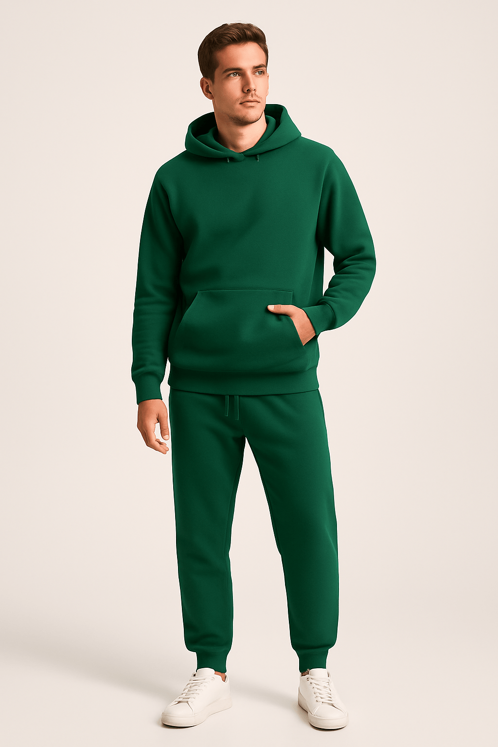 Heren Joggingpak Hoodie & Joggingbroek Set – Comfortabel Lounge & Sportief Casual