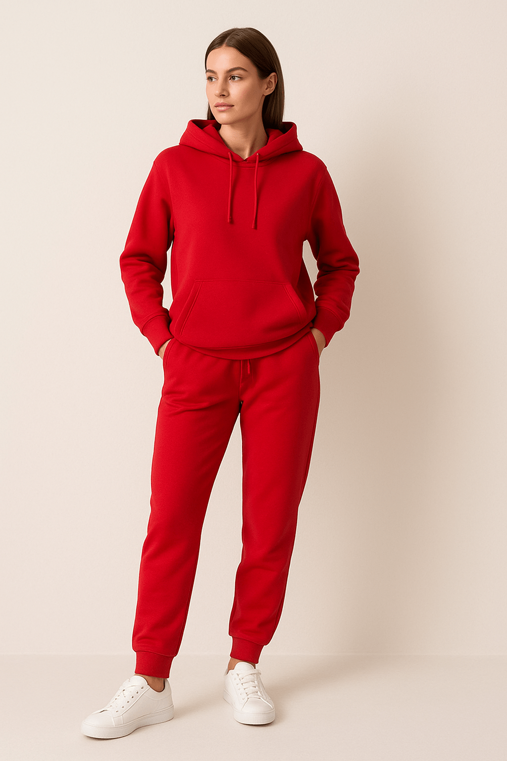 Heren Joggingpak Hoodie & Joggingbroek Set – Comfortabel Lounge & Sportief Casual