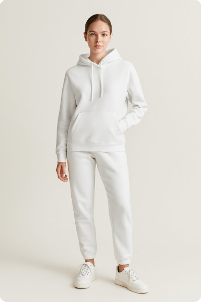 Heren Joggingpak Hoodie & Joggingbroek Set – Comfortabel Lounge & Sportief Casual