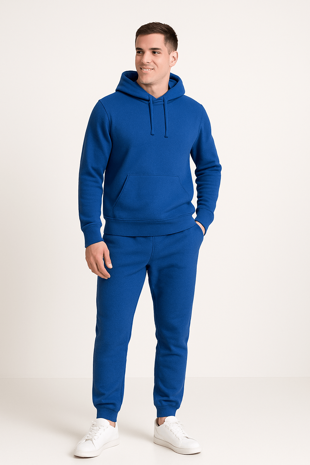 Heren Joggingpak Hoodie & Joggingbroek Set – Comfortabel Lounge & Sportief Casual