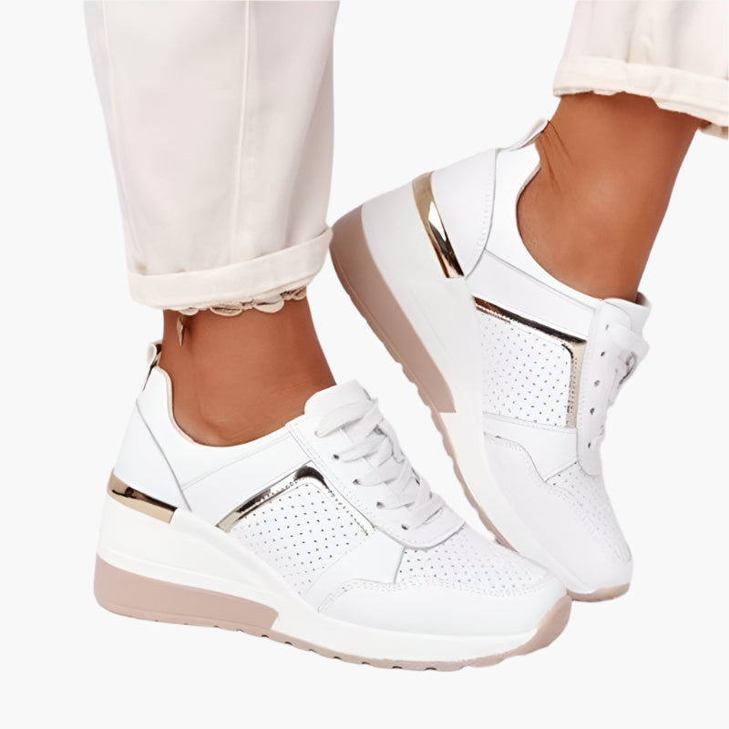 Dames Orthopedische Sneakers met Sleehak – Comfort & Stijl voor Dagelijks Gebruik