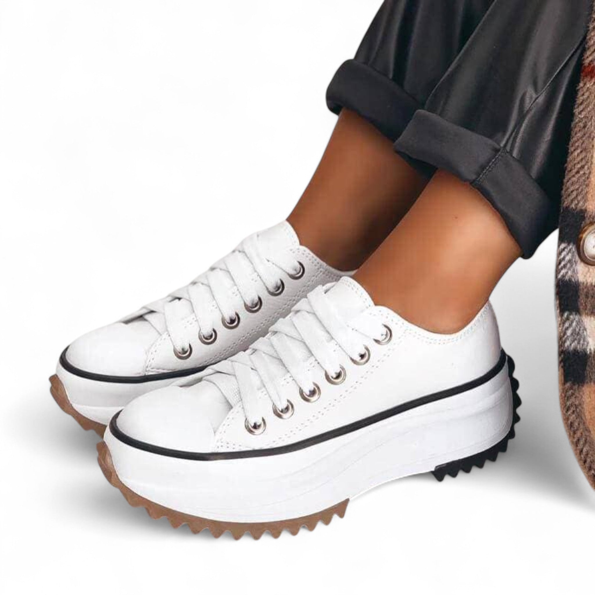 Dames Orthopedische Plateau Sneakers – Trendy Comfort en Ondersteuning voor Dagelijks Gebruik