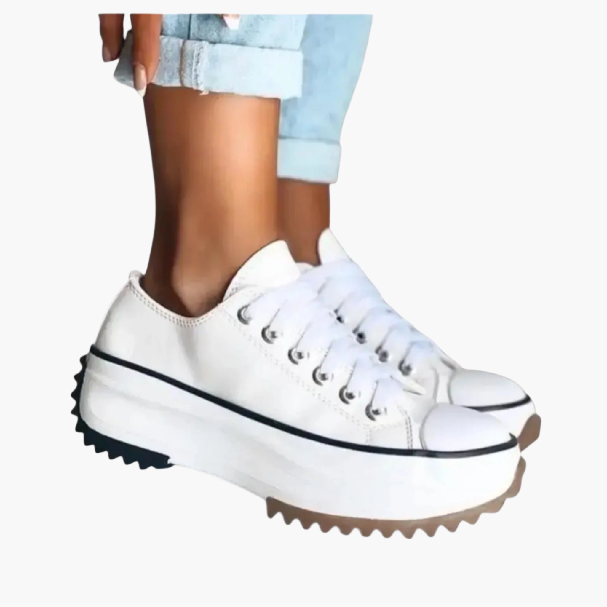 Dames Orthopedische Plateau Sneakers – Trendy Comfort en Ondersteuning voor Dagelijks Gebruik