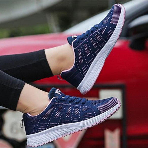 Dames Sneakers Casual Ademend Comfort Sportieve Vrijetijdsschoen