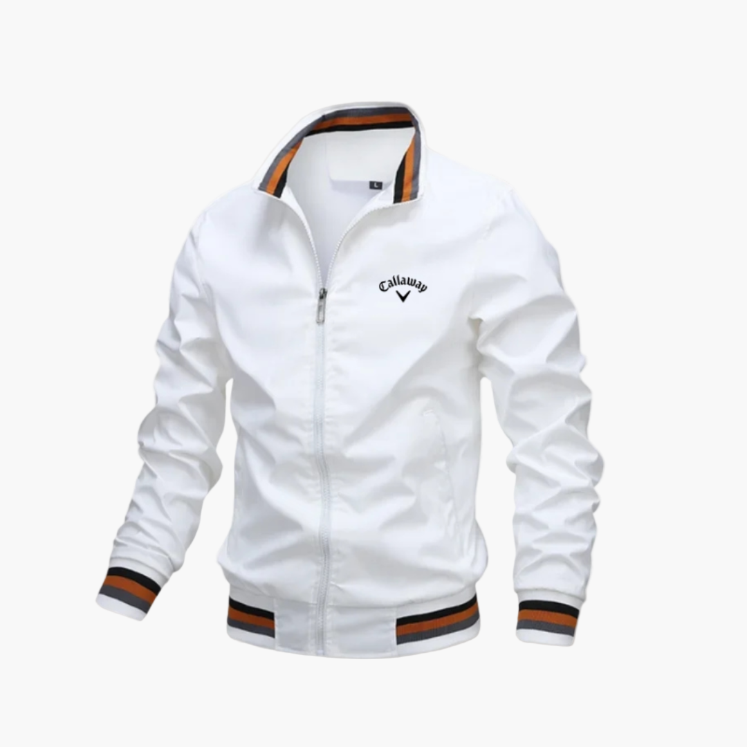 Heren Golfjack Windbreaker – Sportief Waterafstotend Jasje voor Golf, Reizen en Vrije Tijd